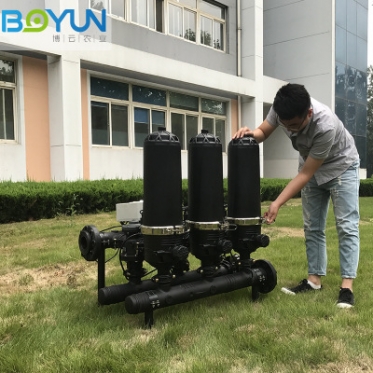 涿州农业灌溉前置过滤设备 全自动反冲洗叠片过滤器